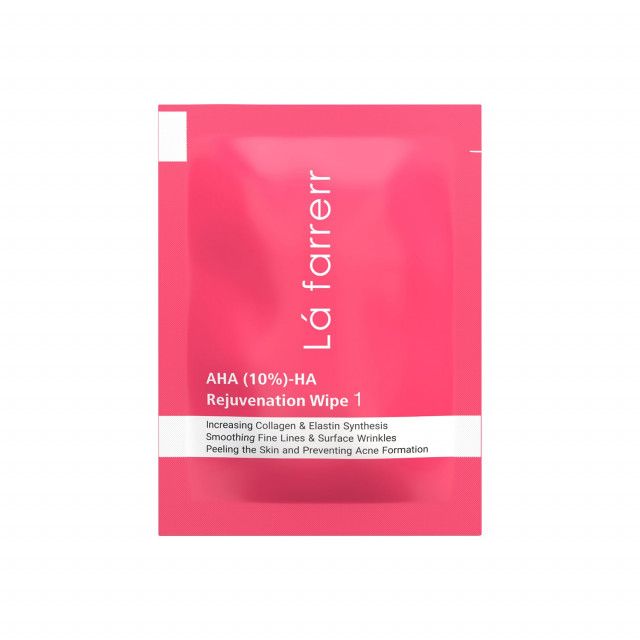 9244a32610d890ac8e75bf2a6f06b3bc-single پد جوان کننده و لایه بردار پوست لافارر مدل AHA 10%-HA بسته 30 عددی