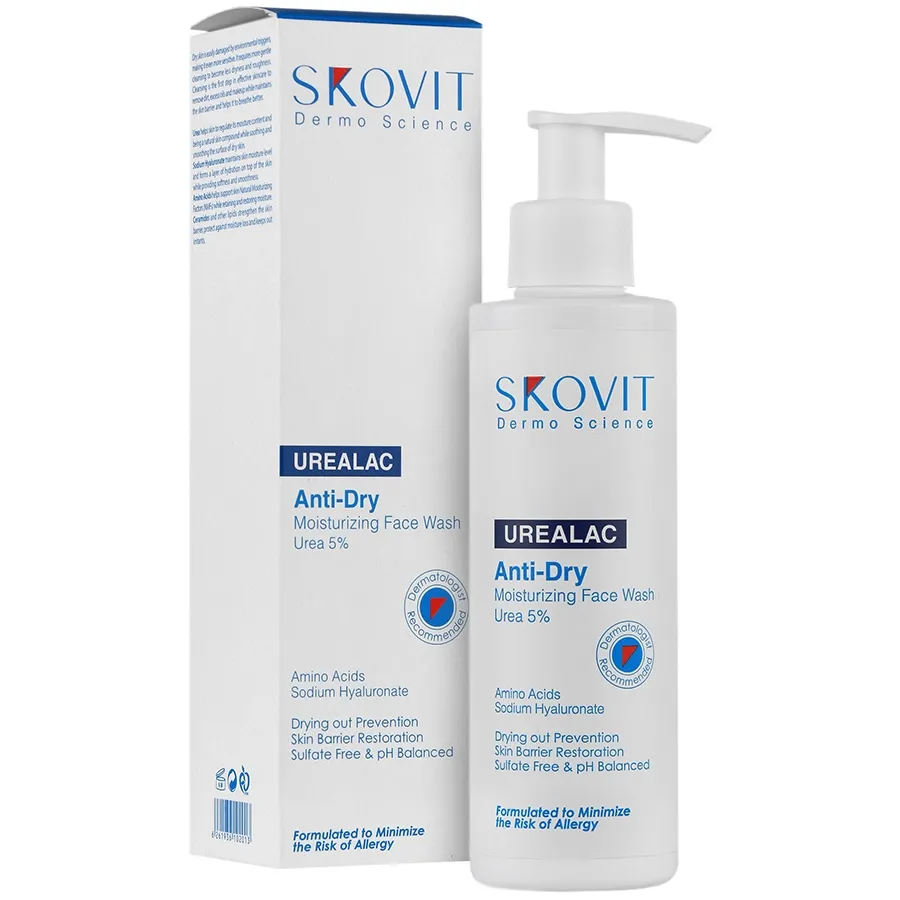 23ca8531-d4c8-42f0-8f95-9115437e2760 لوسیون شست و شوی پوست صورت حاوی 5% اوره-اسكوویت