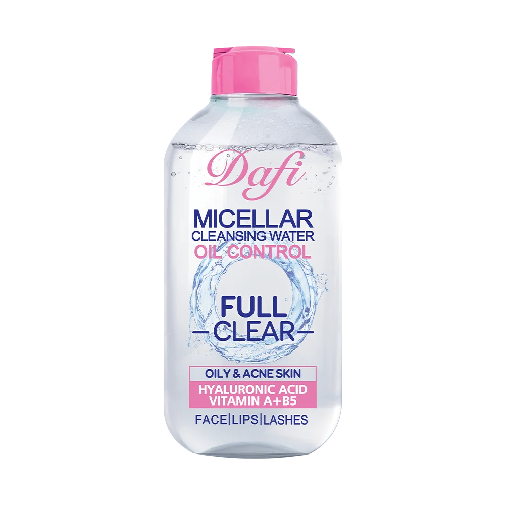 میسلار-صورتی میسلار واتر دافی مناسب پوست های چرب و آکنه دار حجم 200 میل