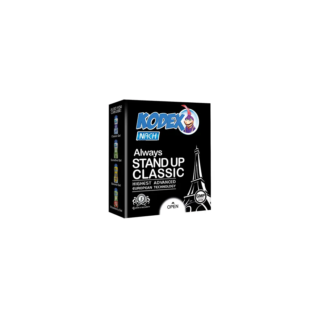 stand-up- کاندوم ناچ کدکس مدل STAND UP بسته 3 عددی